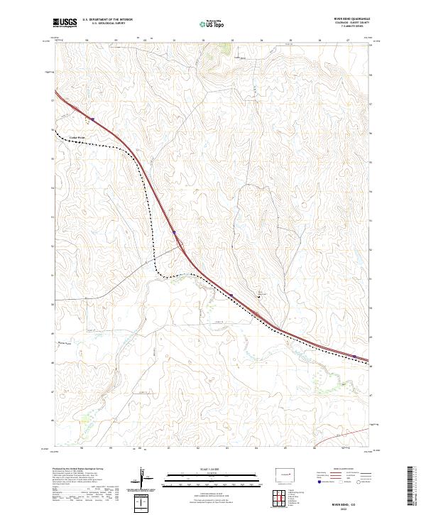 River Bend 2022 topographic map thumbnail