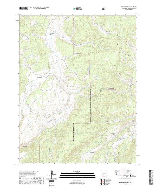 Rock Creek Park topographic map thumbnail
