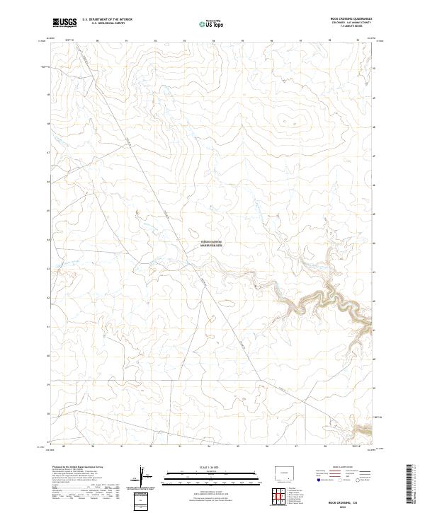 Rock Crossing 2022 topographic map thumbnail