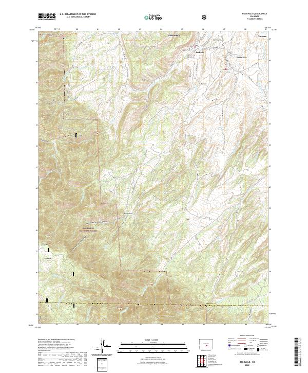 Rockvale 2022 topographic map thumbnail