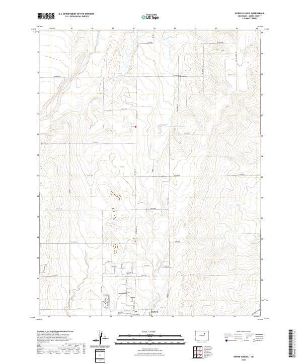 Roper School 2022 topographic map thumbnail