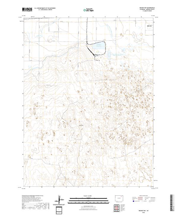 Round Top 2022 topographic map thumbnail