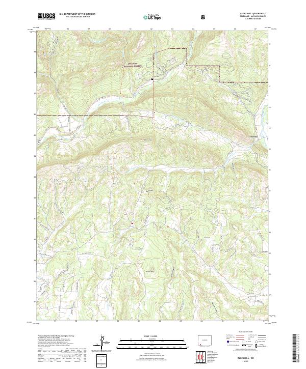 Rules Hill 2022 topographic map thumbnail