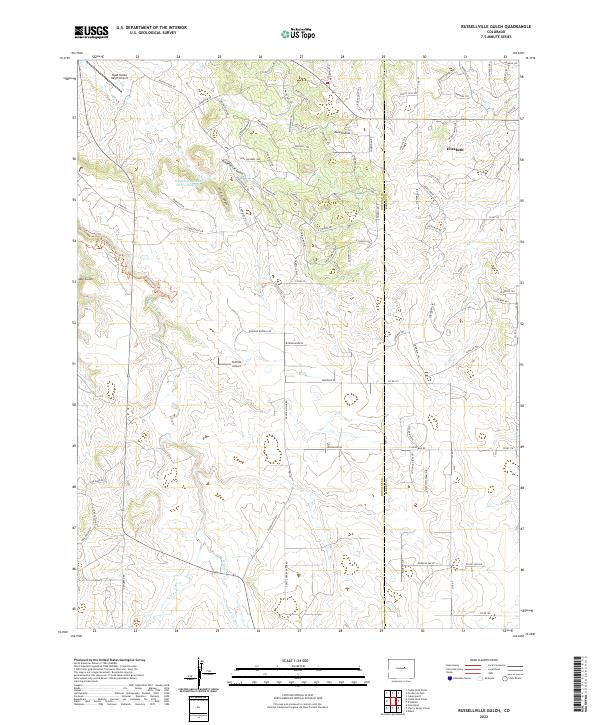 Russellville Gulch topographic map thumbnail