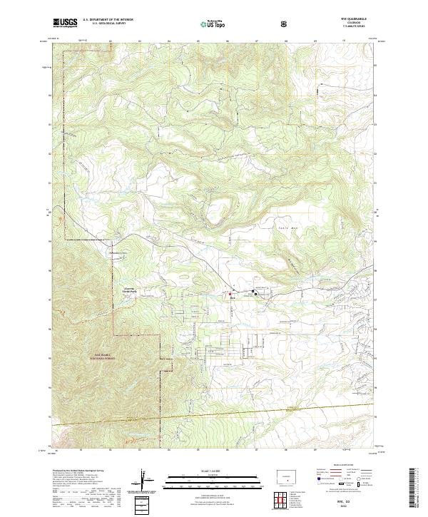 Rye 2022 topographic map preview