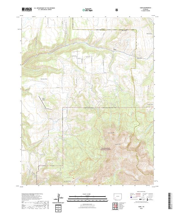 Sams 2022 topographic map thumbnail