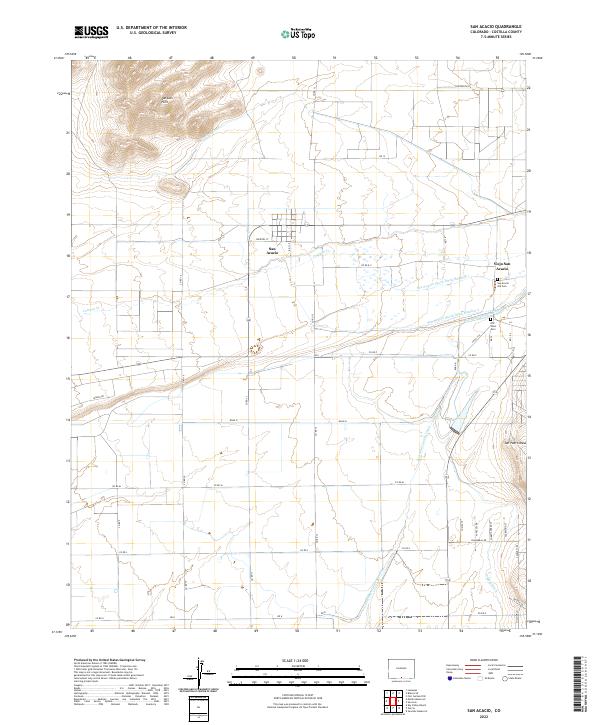 San Acacio 2022 topographic map thumbnail
