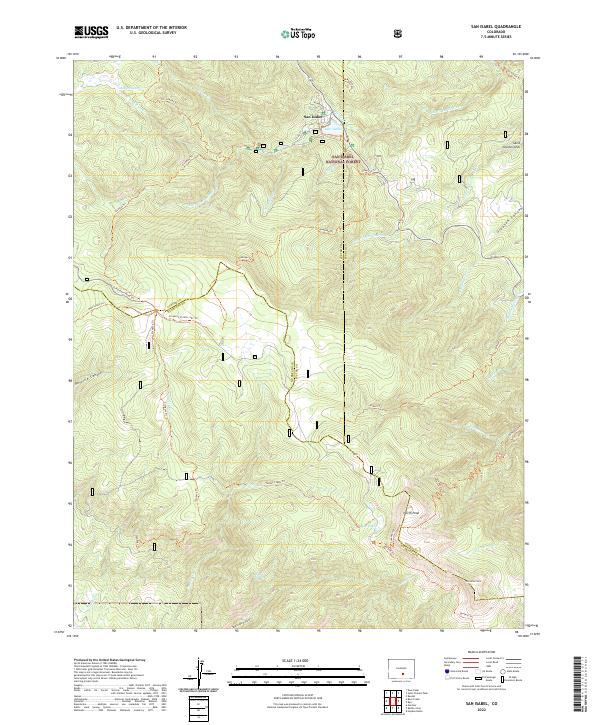 San Isabel 2022 topographic map thumbnail
