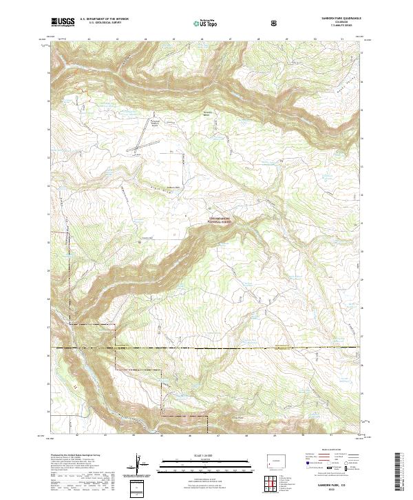 Sanborn Park 2022 topographic map thumbnail