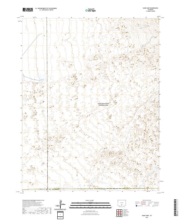 Sand Camp 2022 topographic map thumbnail