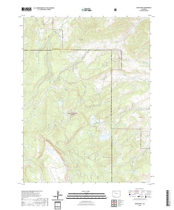 Sand Point 2022 topographic map thumbnail