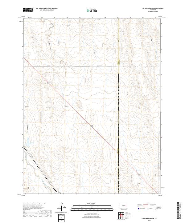 Schafer Reservoir topographic map thumbnail