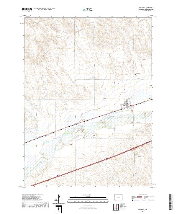 Sedgwick topographic map thumbnail