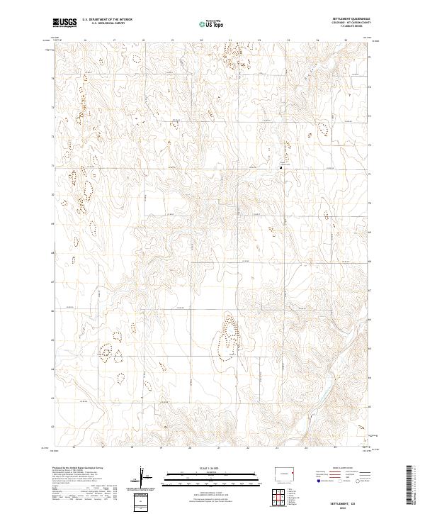 Settlement 2022 topographic map thumbnail