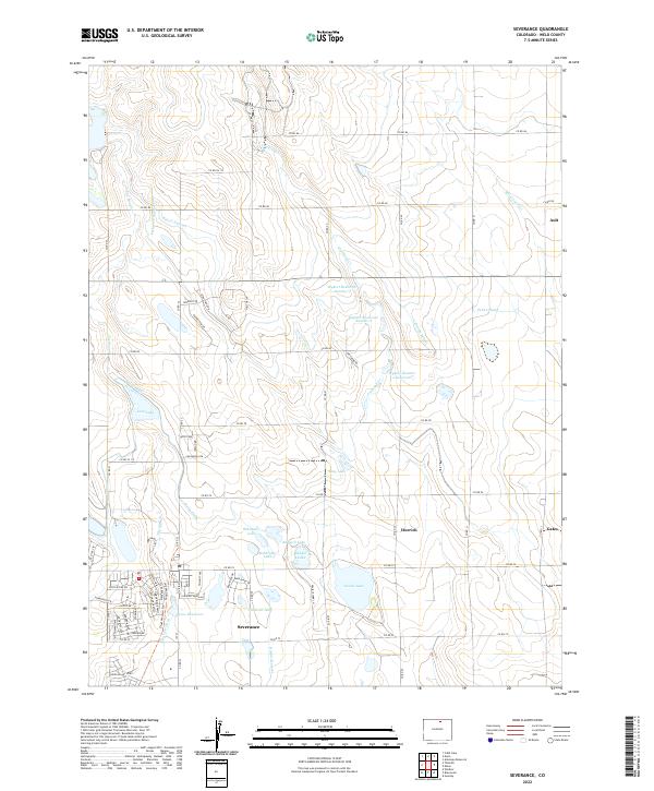 Severance 2022 topographic map thumbnail