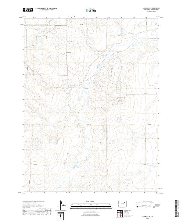 Shamrock SE 2022 topographic map thumbnail