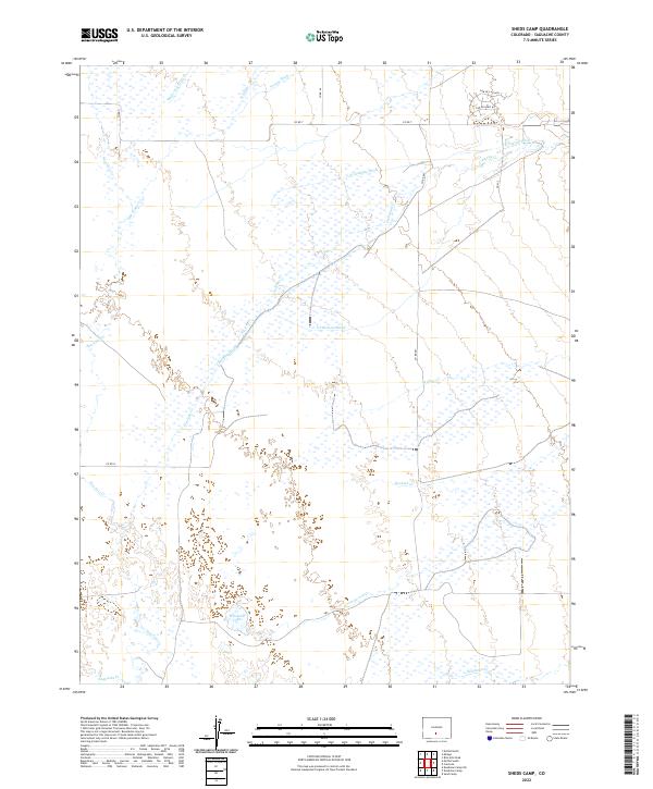Sheds Camp topographic map thumbnail