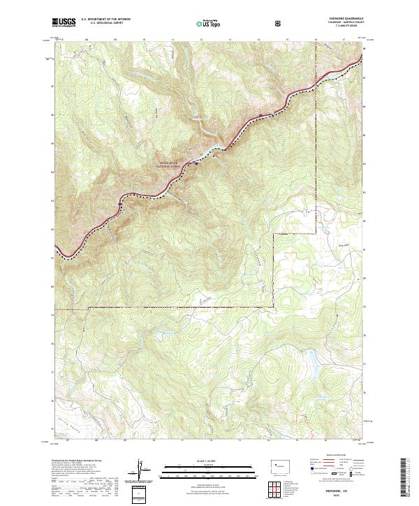 Shoshone 2022 topographic map thumbnail