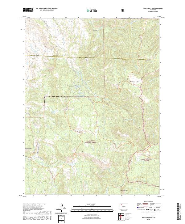 Sleepy Cat Peak topographic map thumbnail