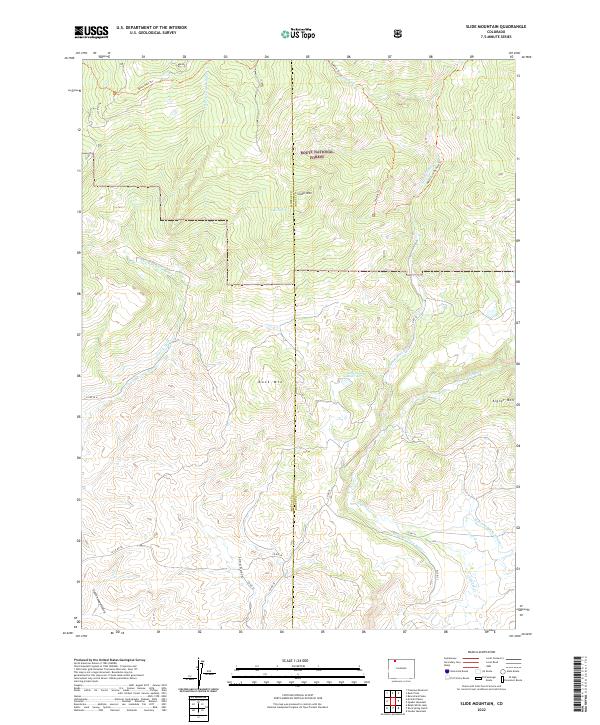 Slide Mountain topographic map thumbnail