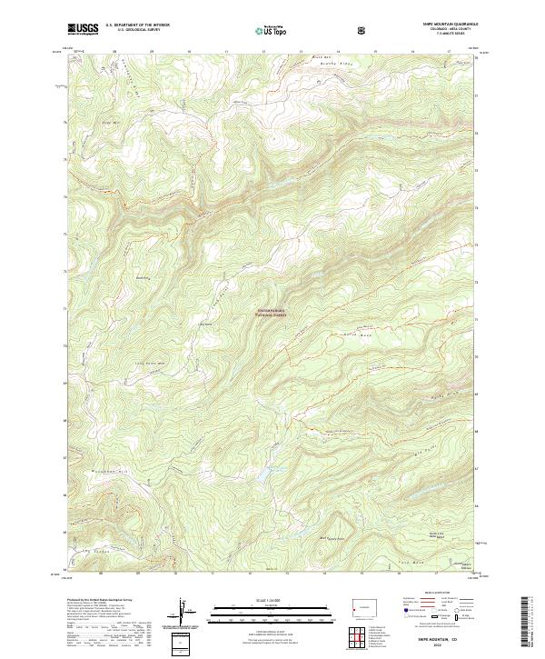 Snipe Mountain 2022 topographic map thumbnail
