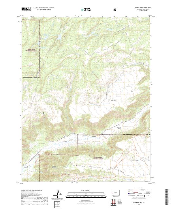 Snyder Flats 2022 topographic map thumbnail