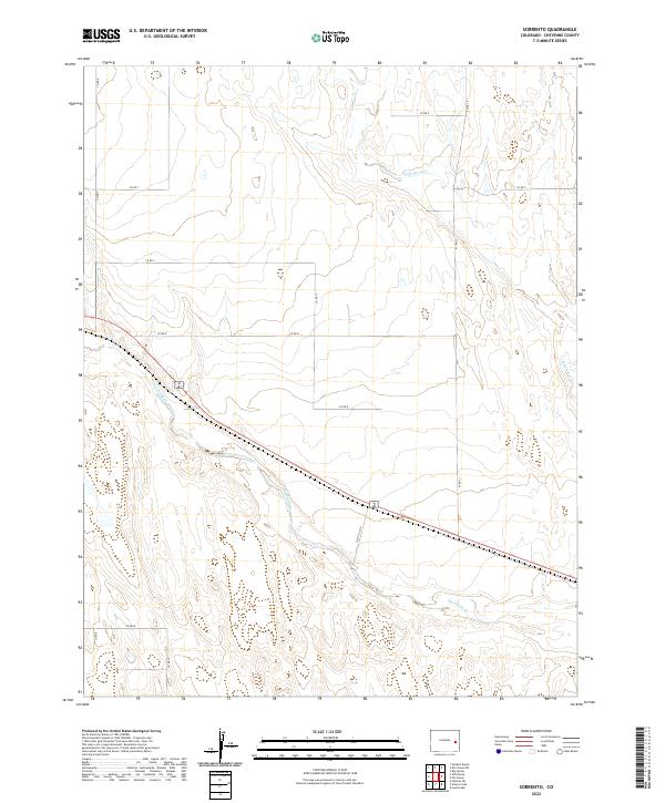 Sorrento topographic map thumbnail