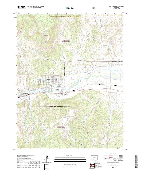 South Fork East topographic map thumbnail
