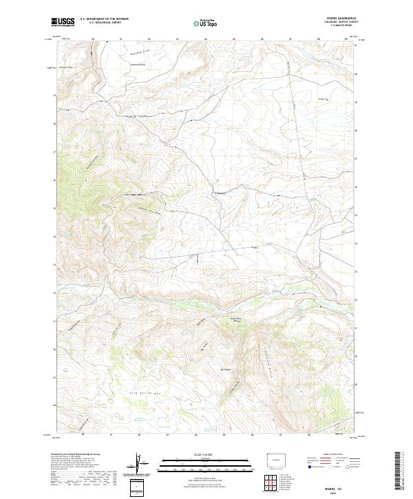 Sparks 2022 topographic map thumbnail