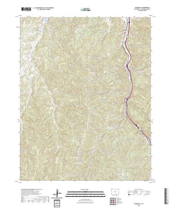 Starkville 2023 topographic map thumbnail