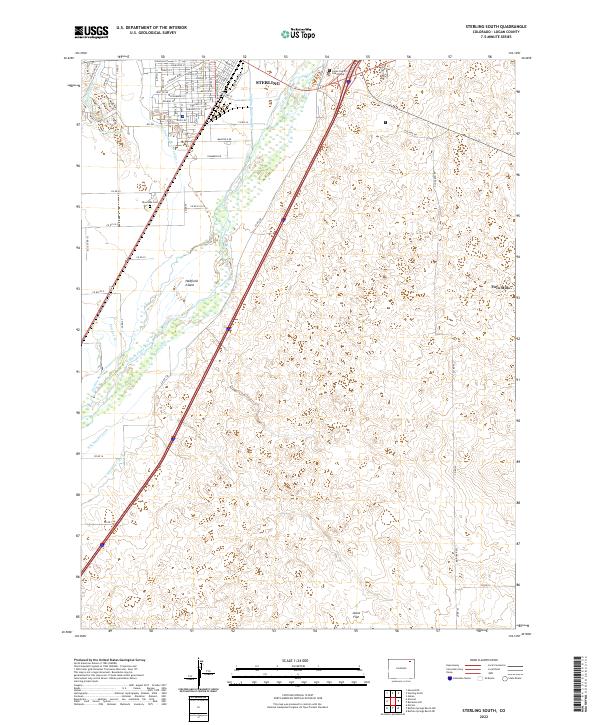 Sterling South topographic map thumbnail