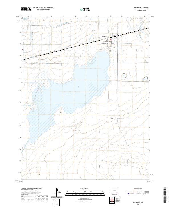 Sugar City 2022 topographic map thumbnail