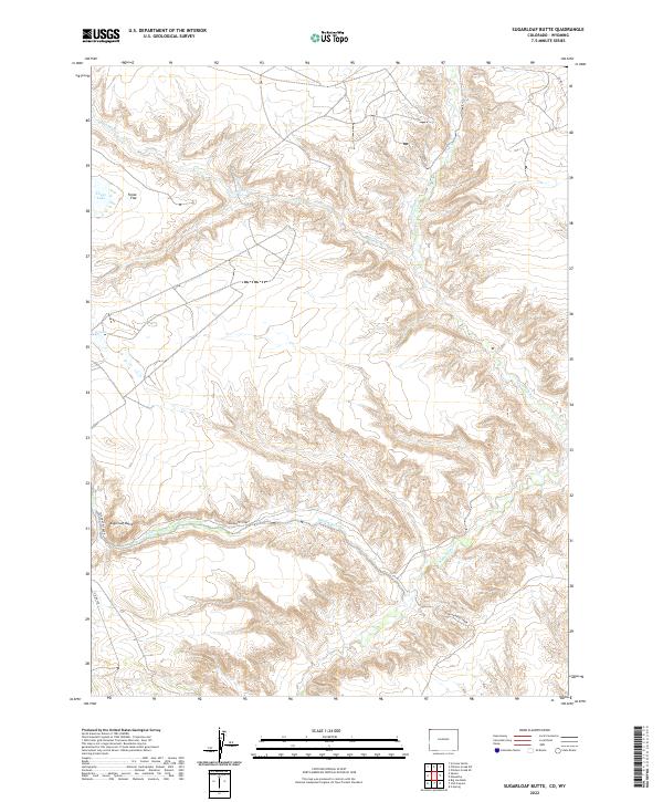 Sugarloaf Butte topographic map thumbnail