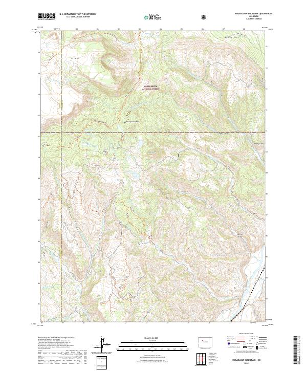 Sugarloaf Mountain topographic map thumbnail