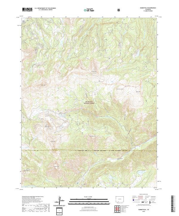 Summitville 2022 topographic map thumbnail