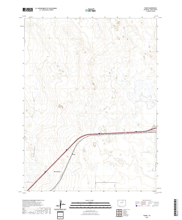 Tampa topographic map thumbnail