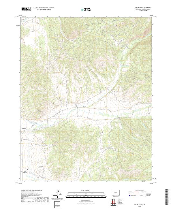 Taylor Ranch 2022 topographic map thumbnail