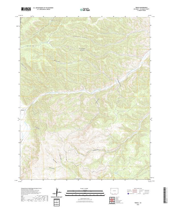 Tercio 2022 topographic map thumbnail