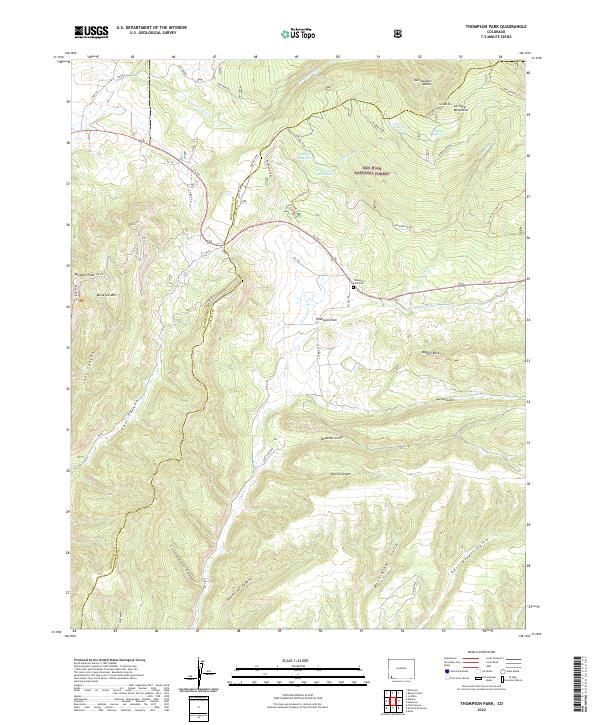 Thompson Park 2022 topographic map thumbnail