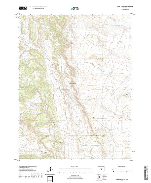 Timber Mountain 2022 topographic map thumbnail