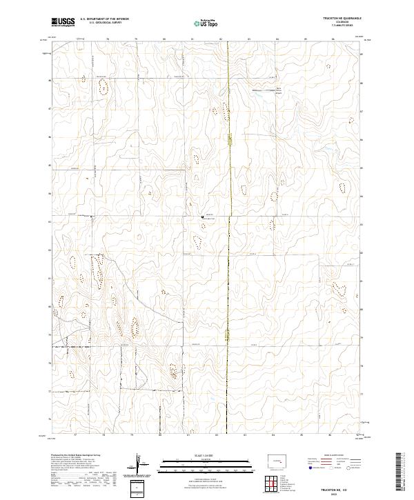 Truckton NE topographic map thumbnail