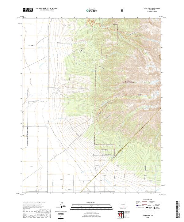 Twin Peaks topographic map thumbnail