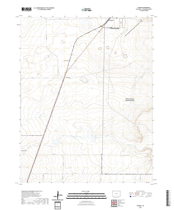 Tyrone 2022 topographic map thumbnail