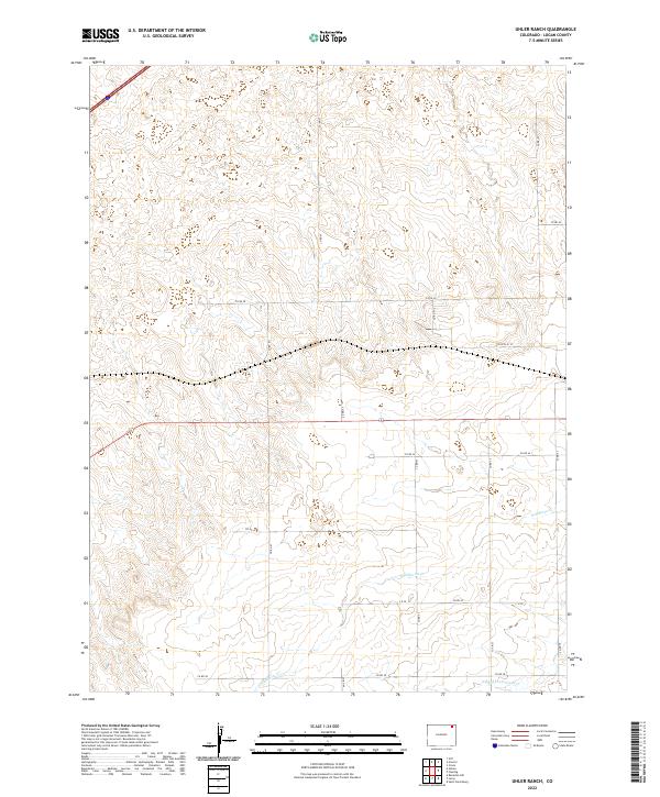 Uhler Ranch topographic map thumbnail