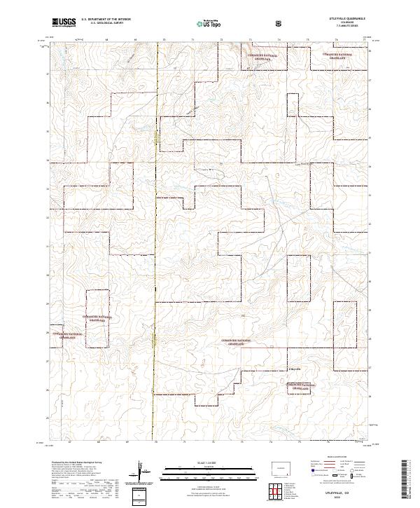 Utleyville 2022 topographic map thumbnail