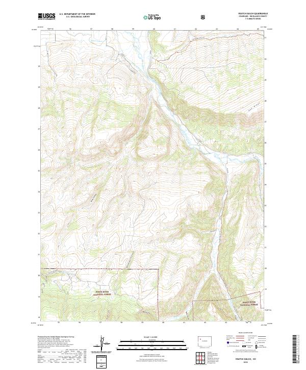 Veatch Gulch 2022 topographic map thumbnail