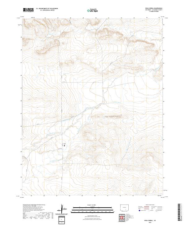 Vega Corral topographic map thumbnail