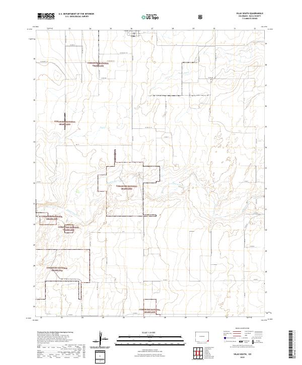 Vilas South 2022 topographic map thumbnail