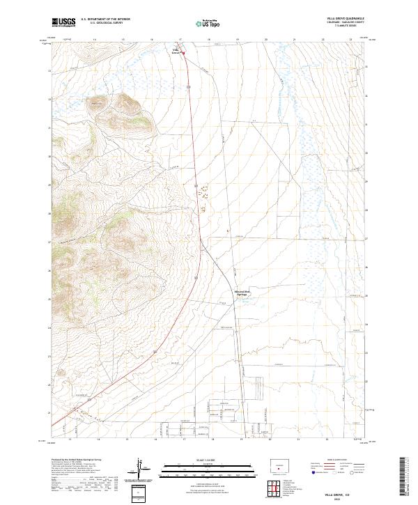 Villa Grove 2022 topographic map thumbnail