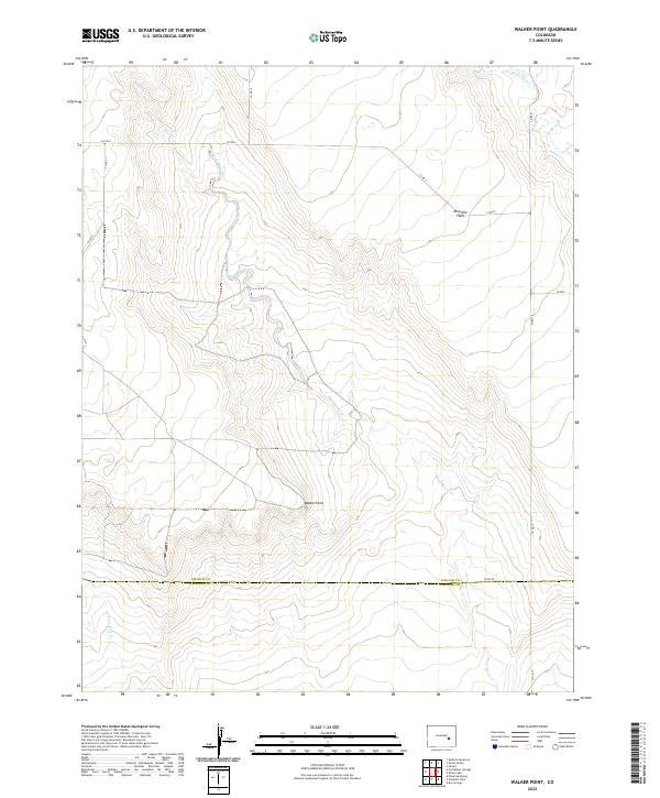 Walker Point 2022 topographic map thumbnail